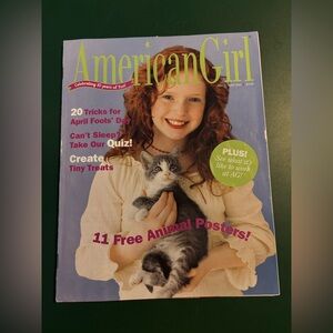 American Girl Magazine April 2003 Issue animal posters travel fun book work gift
